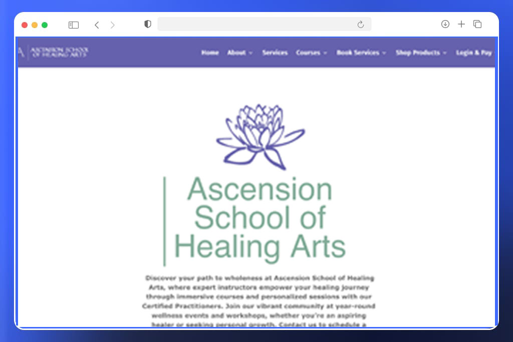 Ascension School of Healing Arts Website